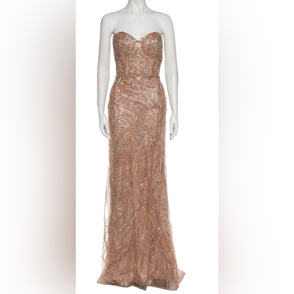 Portia and Scarlett Rose Gold Maxi Skirt